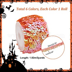 12 iarda di perline elastiche in plastica luccicante di 6 colori&nbsp;OCOR-PH0002-13