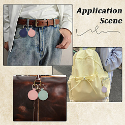 10 шт. брелок из искусственной кожи&nbsp;KEYC-CL0001-34C