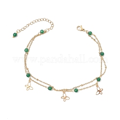 Fußkettchen aus Gliederkette aus Edelstahl 304&nbsp;AJEW-AN00705