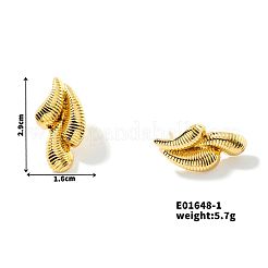 Pendientes de lágrima de acero inoxidable&nbsp;VL3054-1