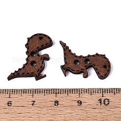 Dinosaurier-Holzknöpfe mit einem Loch&nbsp;BUTT-Q046-05B