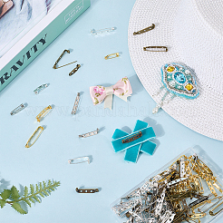 120 pieza de accesorios de broche de hierro de 12 estilos&nbsp;IFIN-SP0001-31