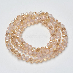 Стеклянные бусины с гальваническим покрытием &nbsp;LS-EGLA-A034-J2mm-K01