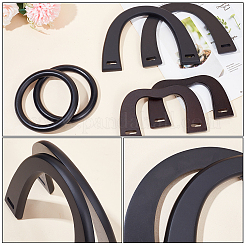 6 шт. 3 деревянных ручки для сумок&nbsp;FIND-WR0008-38