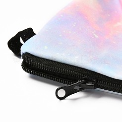 Pochettes cosmétiques zippées en toile de polyester&nbsp;ABAG-G010-03E