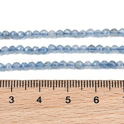 Brins de perles d'aigue-marine bleu diable naturel&nbsp;GG-CBAF158-D01-02