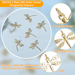 10 шт. Латунные подвески с микропаве&nbsp;KK-BBC0021-86