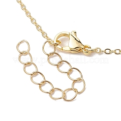 Colliers en alliage émaillé avec pendentifs en forme de tulipe et de perles rondes&nbsp;NJEW-JN04786