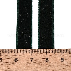 Ruban de velours simple face à paillettes scintillantes&nbsp;SRIB-Q023-01B-10