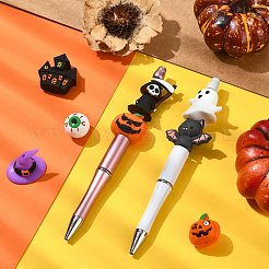 8 Stück 8 Stile Halloween Silikon Fokalperlen&nbsp;SIL-CJ0003-21