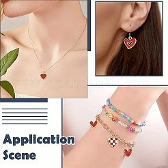 44pcs 11 styles de pendentifs en émail en alliage&nbsp;ENAM-FS0004-28
