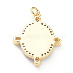 Ottone micro spianare pendenti zirconi&nbsp;ZIRC-P200-11B-G01