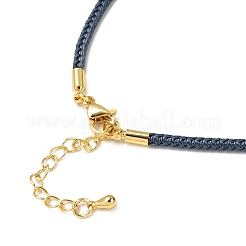 Изготовление ожерелья из плетеного нейлонового шнура толщиной 2.5 мм&nbsp;FIND-G095-01G-14