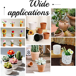 12 Stück Miniatur-Holzvase als Ornament&nbsp;DIY-GF0014-36