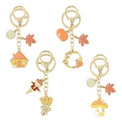 3 шт. брелки из эмалированного сплава&nbsp;KEYC-FS00042-01