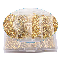 Chiusure toggle di sitle tibetano&nbsp;TIBE-TA0001-20AG