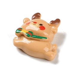 Кабошоны из непрозрачной смолы с рождественской тематикой&nbsp;RESI-F053-B09