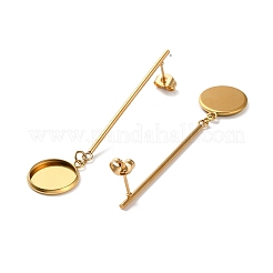 Фурнитура для сережек-гвоздиков из нержавеющей стали 304&nbsp;LS-STAS-P328-12G