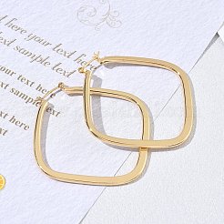Orecchini a cerchio in ottone per le donne&nbsp;KK-CBA4112-04G