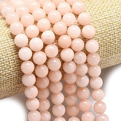 Chapelets de perles en jade de malaisie naturelle&nbsp;G-L645-A01-12mm-14