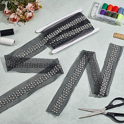 4 Yards Polyester-Spitzenband&nbsp;SRIB-GF0001-73A-01