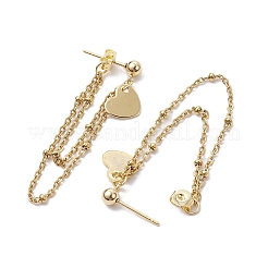 Orecchini a bottone in acciaio inossidabile 304 dorato&nbsp;EJEW-JE05733-03