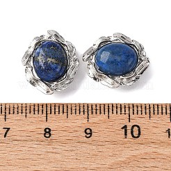 Окрашенный натуральный лазурит овальные многорядные звенья&nbsp;G-G207-02P-06