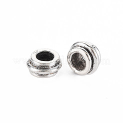 Perline foro grande in lega sitle tibetano&nbsp;TIBEB-N007-021