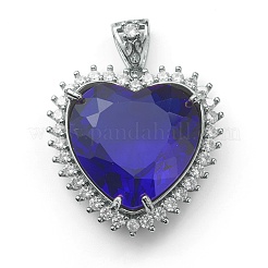 Прозрачные граненые стеклянные подвески&nbsp;ZIRC-I050-02P