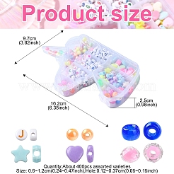 Наборы для изготовления браслетов из непрозрачного акрила своими руками&nbsp;DIY-YW0009-89