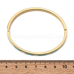 Bracelets manchettes articulés en acier inoxydable 304 émaillé pour femmes&nbsp;SA-CBAC920-15G-01D