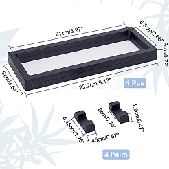 4 supporto per espositore con cornice galleggiante 3D in polietilene (pe)&nbsp;CON-CA0001-018