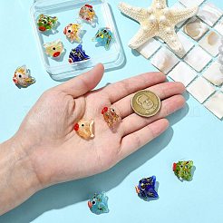 12шт 6 цвета бусины лэмпворк ручной работы&nbsp;LAMP-CJ0002-83