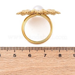 Anillos de dedo de acero inoxidable 304&nbsp;RJEW-Q005-02A-G