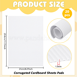 10шт. листы гофрированного картона прокладки&nbsp;DIY-WH0899-349B