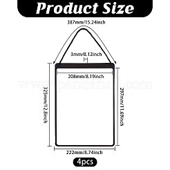 Etiquetas de precio colgantes de PVC borrables con cuerda&nbsp;CDIS-WH0021-069D-01