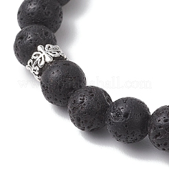 Женские браслеты из бусин натуральной лавы&nbsp;BJEW-JB13083