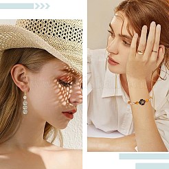 100шт набор из золотистых металлических акриловых бусин&nbsp;OACR-SC0002-44