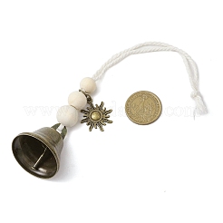 Ornamenti appesi a forma di campana di ferro&nbsp;HJEW-JM02523-03