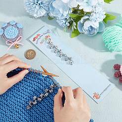 Кубик с номером акриловый кулон вязание рядов счетчик-цепочек&nbsp;HJEW-AB00469