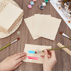 50 papier aquarelle en pâte de bois&nbsp;DIY-WH0671-347B