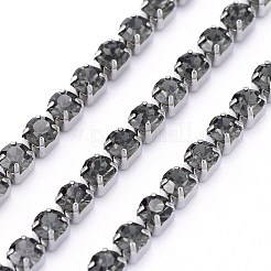 Chaînes en strass en acier inoxydable 304&nbsp;STAS-T055-19P-A