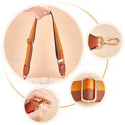 Регулируемый нейлоновый ремешок для сумки в полоску&nbsp;FIND-WH0092-40B