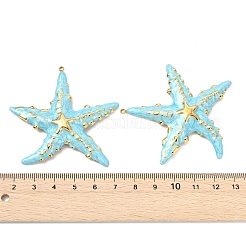 Ozean 304 Edelstahl Emaille große Anhänger&nbsp;X-STAS-T076-08C-03G