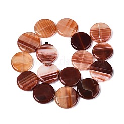 Окрашенные натуральный красный агат бисер пряди&nbsp;G-T144-56A-01