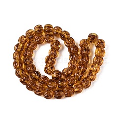 Perles vernissées de sable d'or manuelles &nbsp;LAMP-Q039-08C