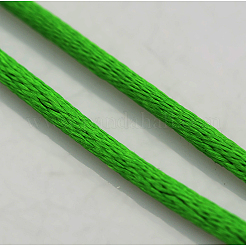 Cordones de cola de rata de satén de nailon&nbsp;LS-NWIR-O001-A-11