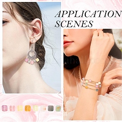 201pcs 53g perles acryliques transparentes&nbsp;OACR-YW0003-78B