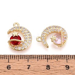 Латунные микро проложить кубического циркония подвески&nbsp;KK-T078-33G