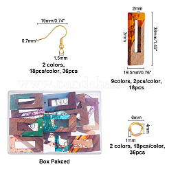 Kits de fabrication de boucles d'oreilles bricolage&nbsp;DIY-OC0006-15